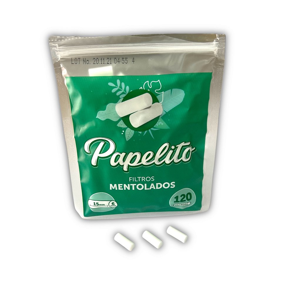 Filtro Papelito Menthol c/120 – Sessões Refrescantes