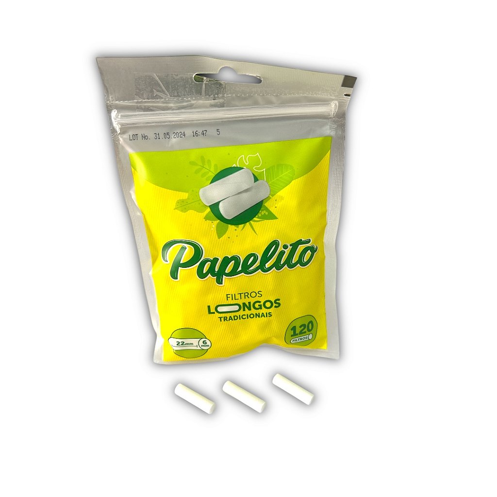 Filtro Papelito Tradicional Longo c/120 – Sessões Mais Puras
