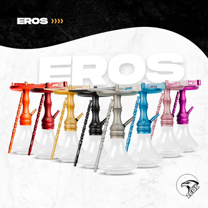 Narguile Médio Zeus Eros – Completo e Ideal para Sessões Incríveis