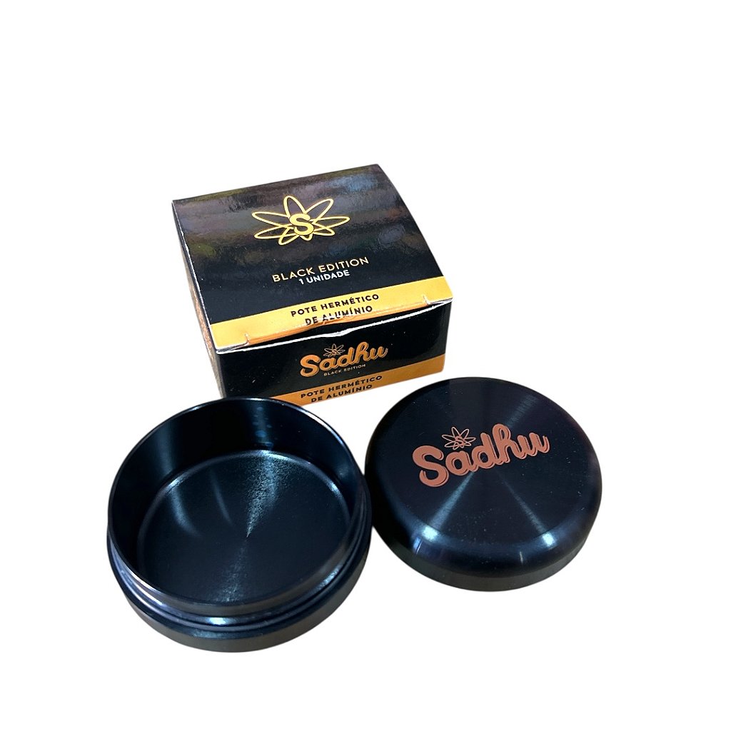 Pote Hermético Alumínio Sadhu – Segurança e Vedação Premium