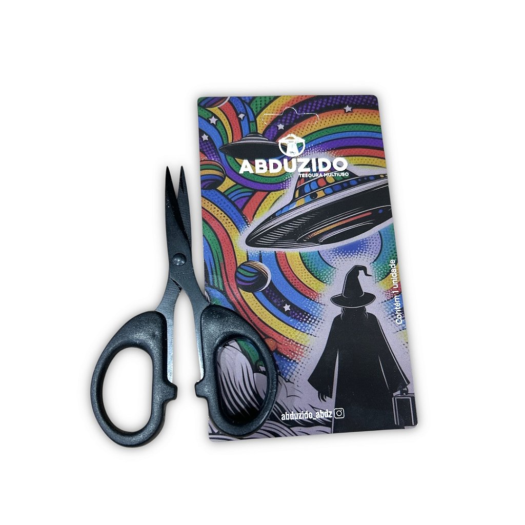 Tesoura ABDZ Shadow – Precisão e Resistência para Fumo