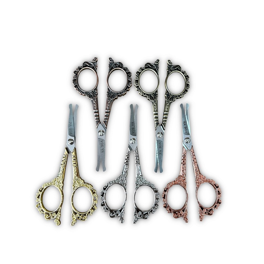 Tesoura Na Boa Ornamental – Precisão e Estilo no Corte
